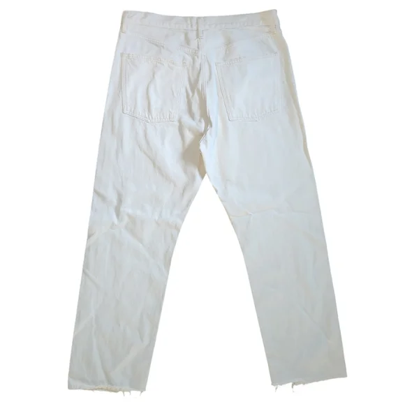 Agolde Button Fly White 90s Jean 31